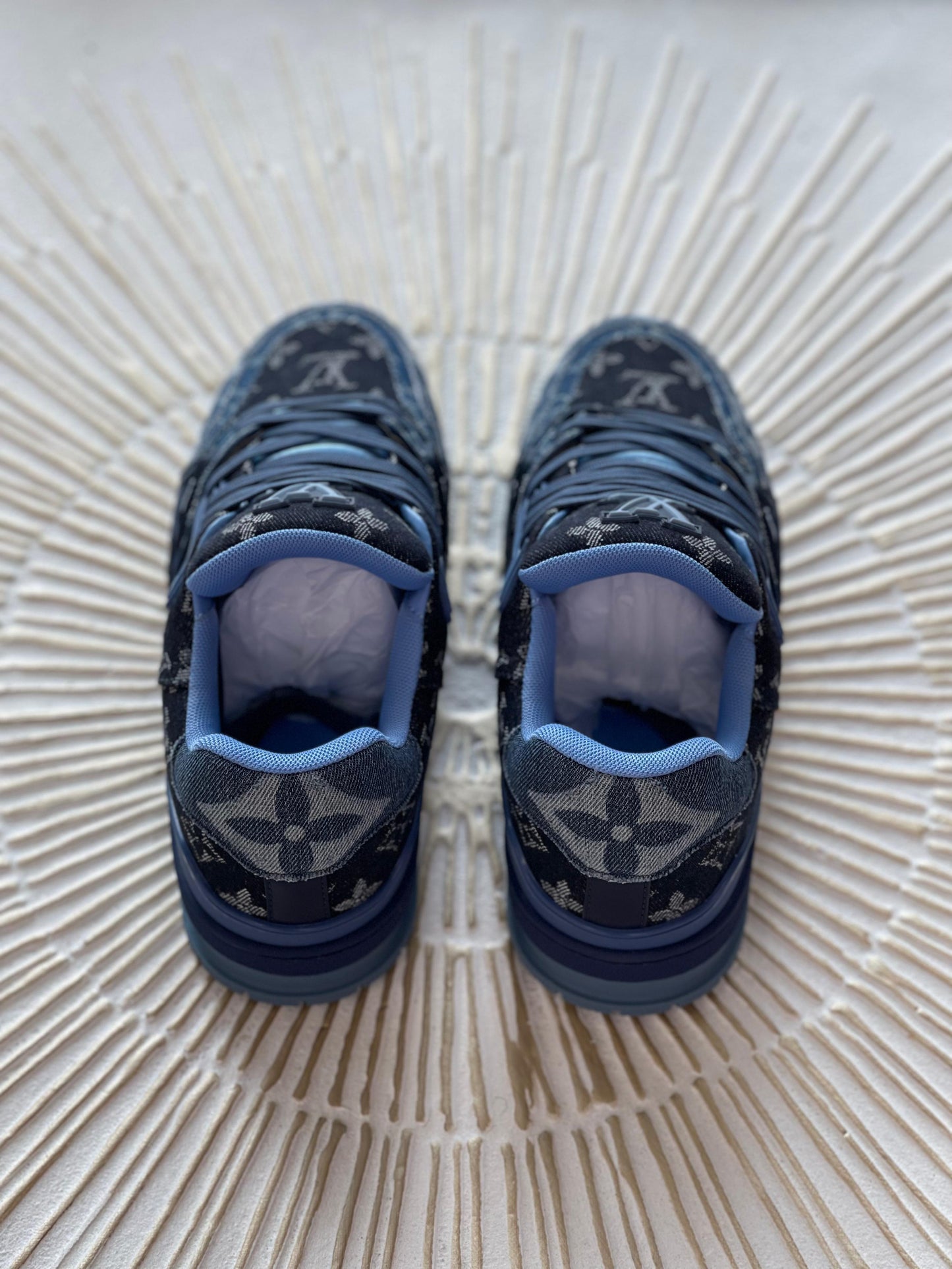 Louis Vuitton Trainer × Nigo | Blue Denim