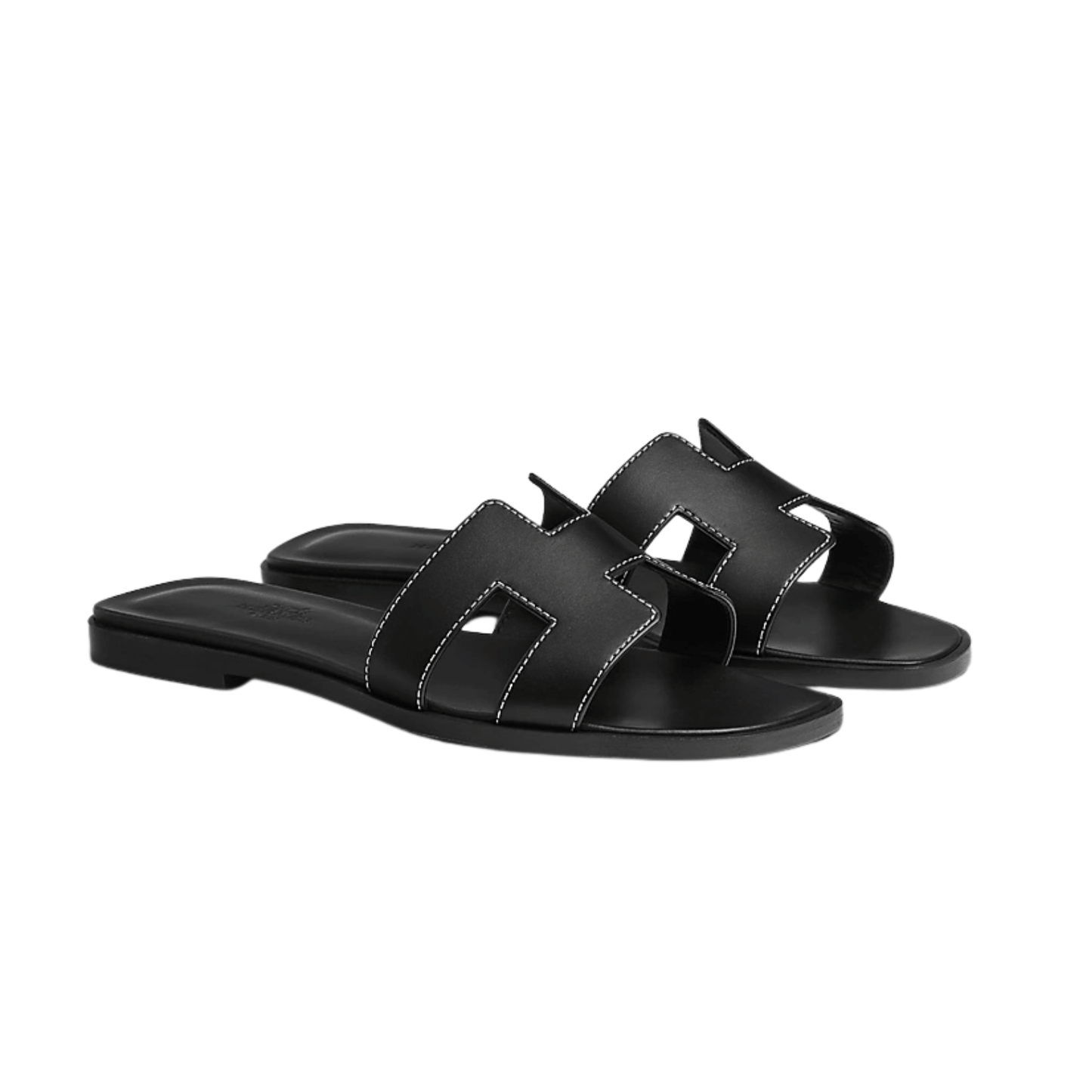 Hermés Oran | Black with Crystal Embellishments