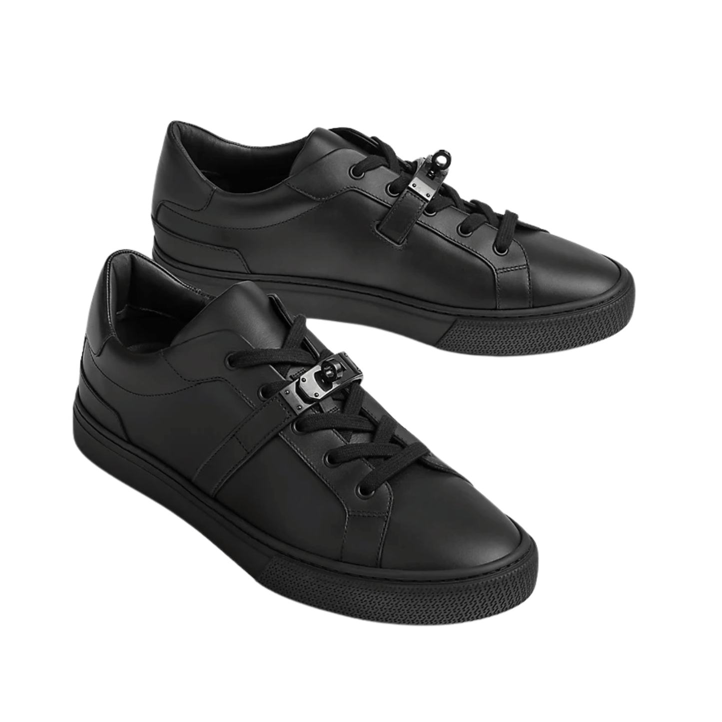 Hermès Day Sneaker | Black Calfskin