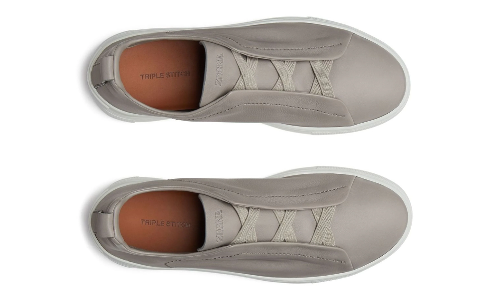 Zegna Triple Stitch | Light Grey