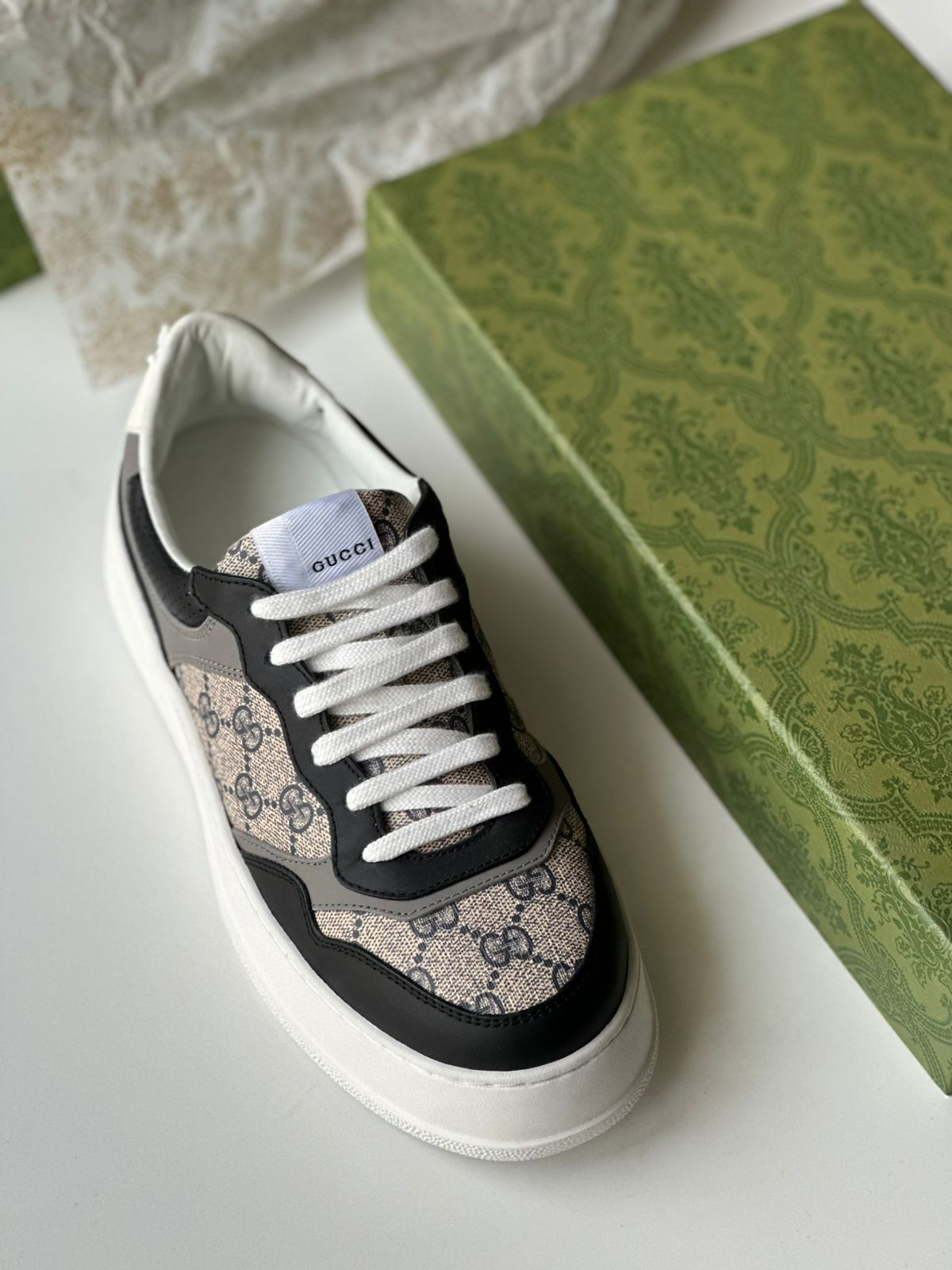 Gucci Chunky | White/Blue Monogram