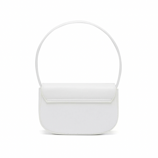 Diesel 1DR Leather Shoulder Bag | White