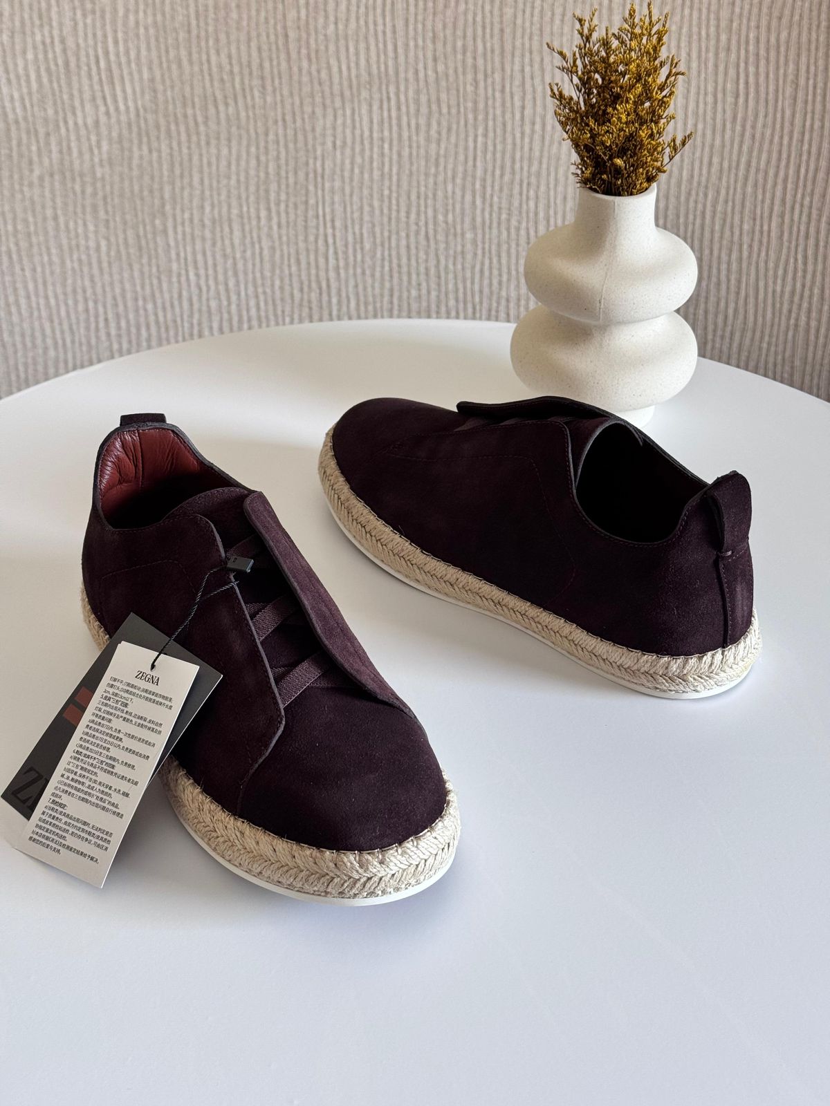 Zegna Triple Stitch Espadrilles | Brown