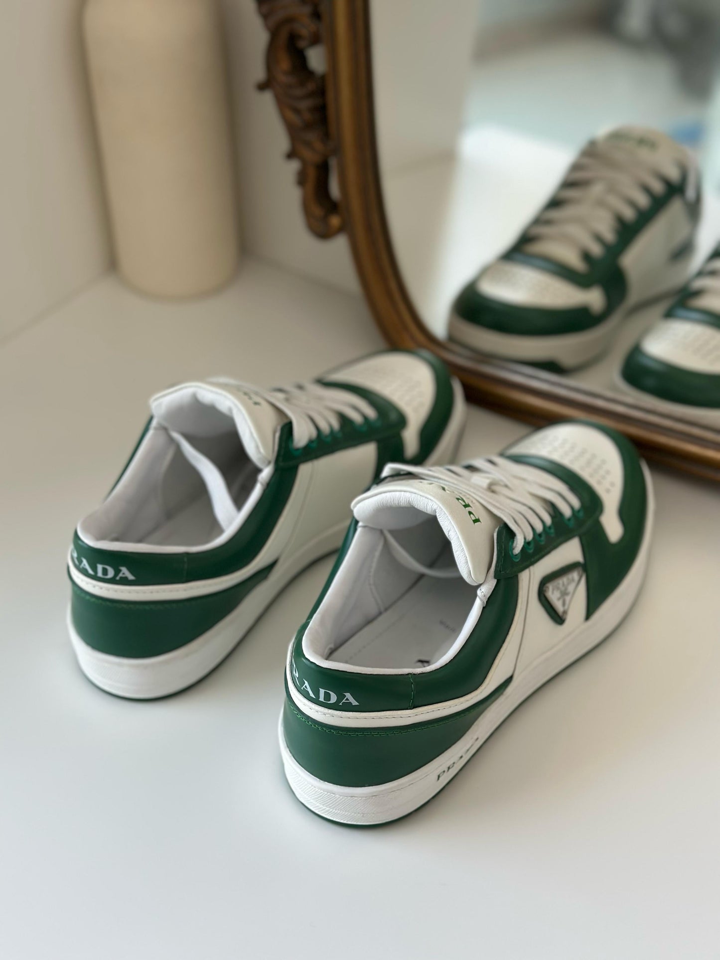Prada Downtown | Green & White