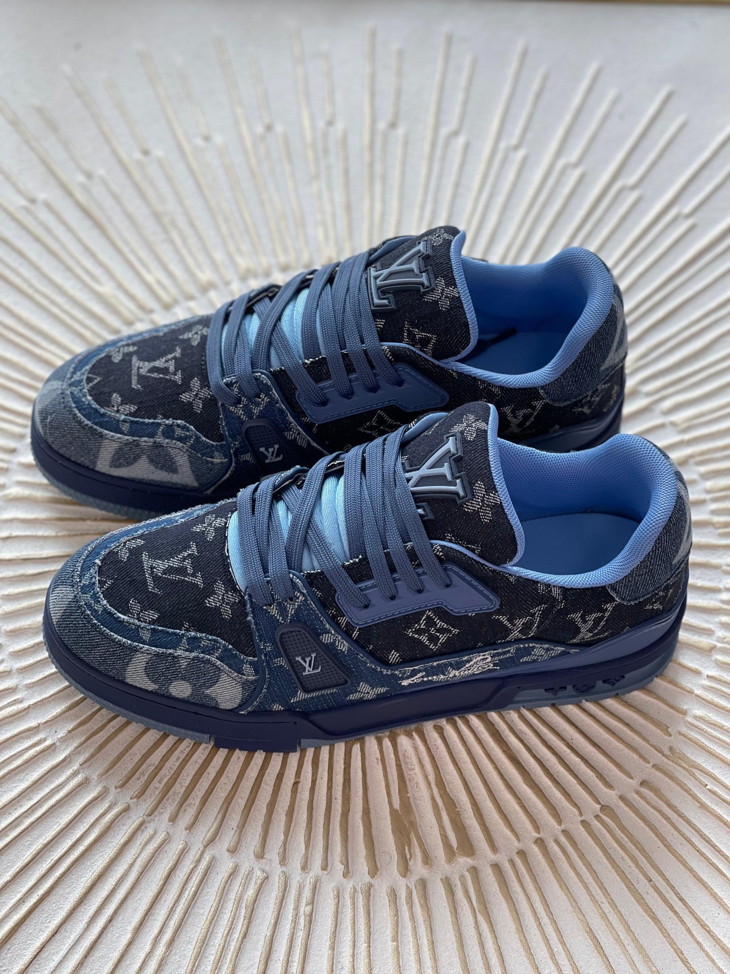 Louis Vuitton Trainer × Nigo | Blue Denim