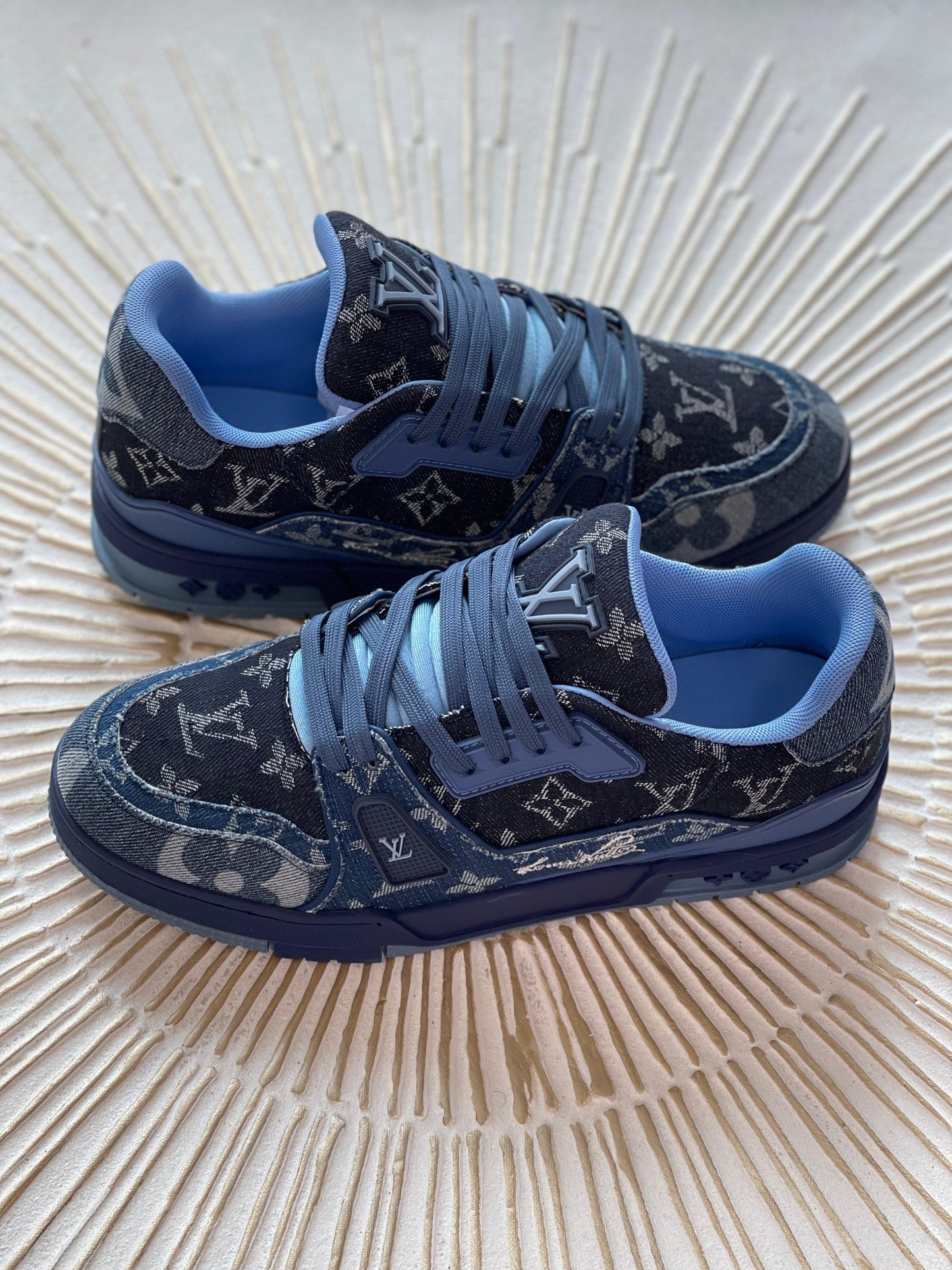 Louis Vuitton Trainer × Nigo | Blue Denim
