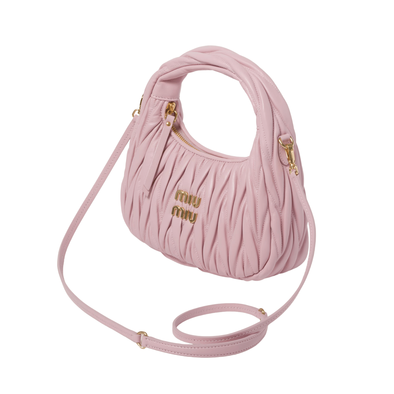 Miu Miu | Wander Matelassé Tote Bag Pink