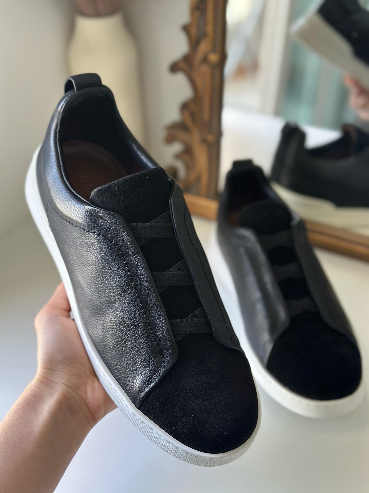 Zegna Triple Stitch | Black