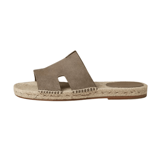 Hermès Antigua Espadrille | Beige Goatskin