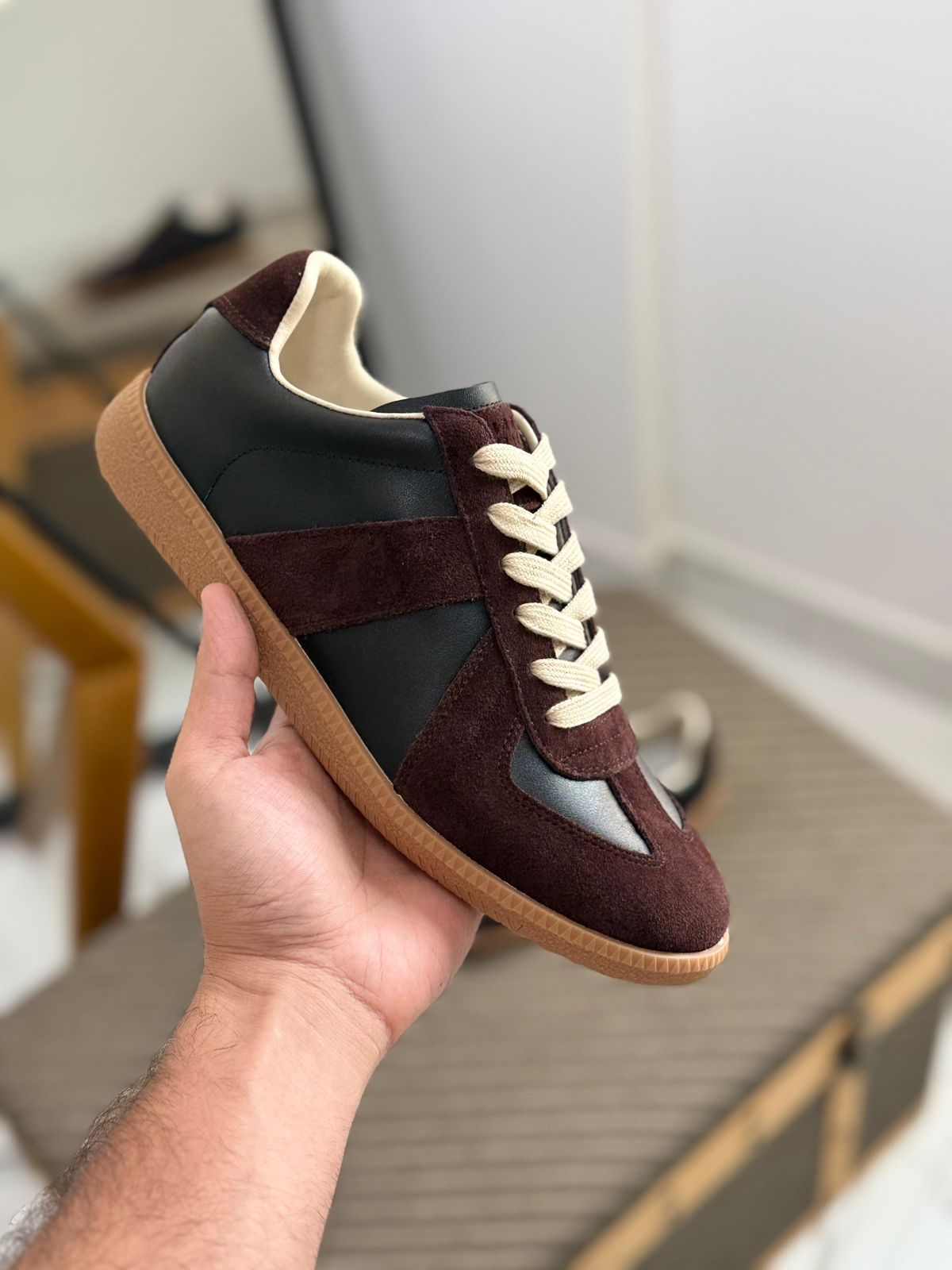 Maison Margiela Suede-Panels | Brown