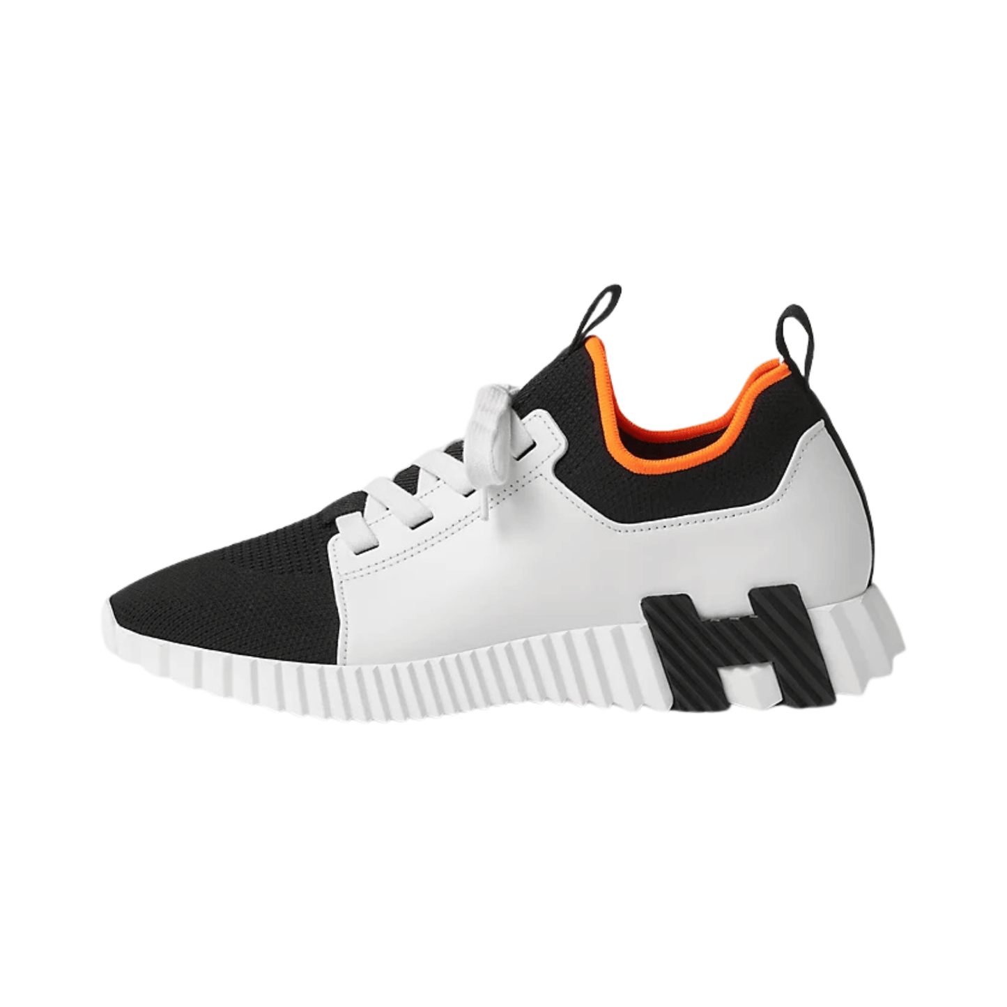 Hermés Depart | White with Black/Orange