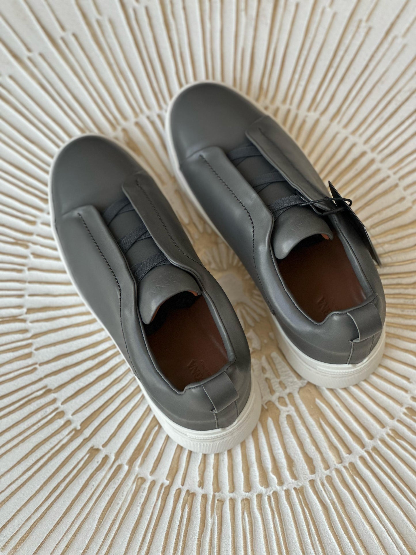 Zegna Triple Stitch | Carbon Black