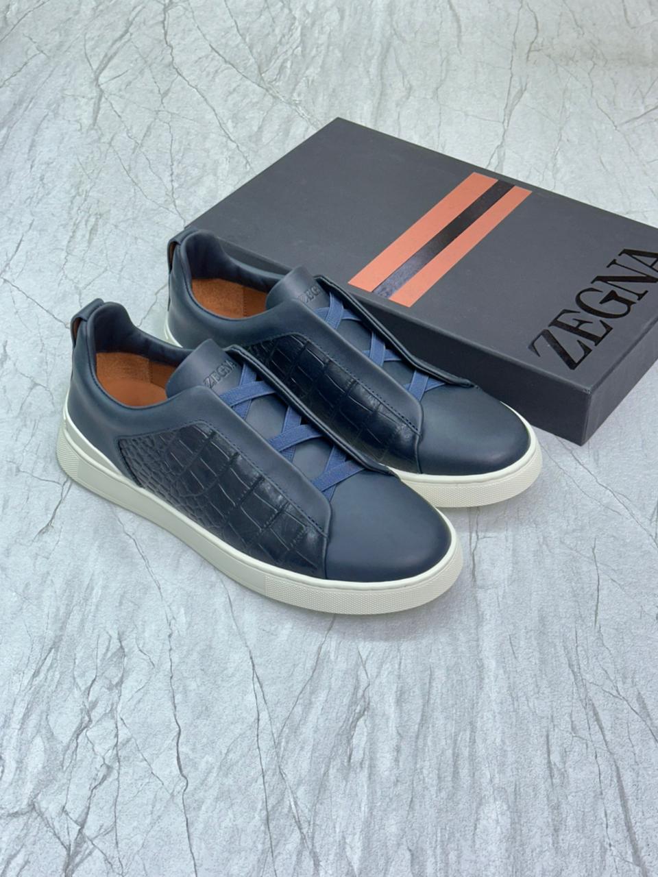 Zegna Triple Stitch | Black