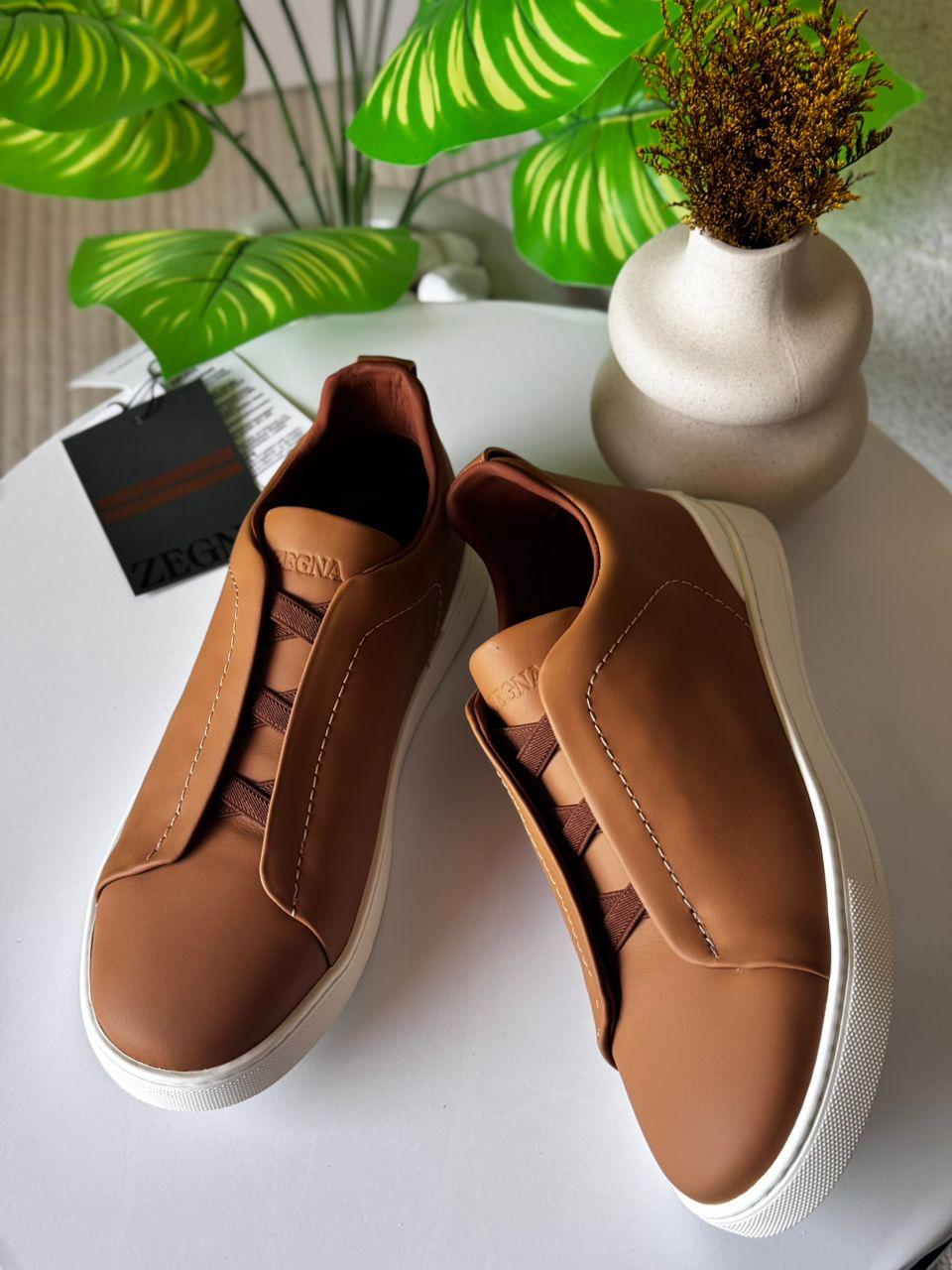 Zegna Triple Stitch | Brown