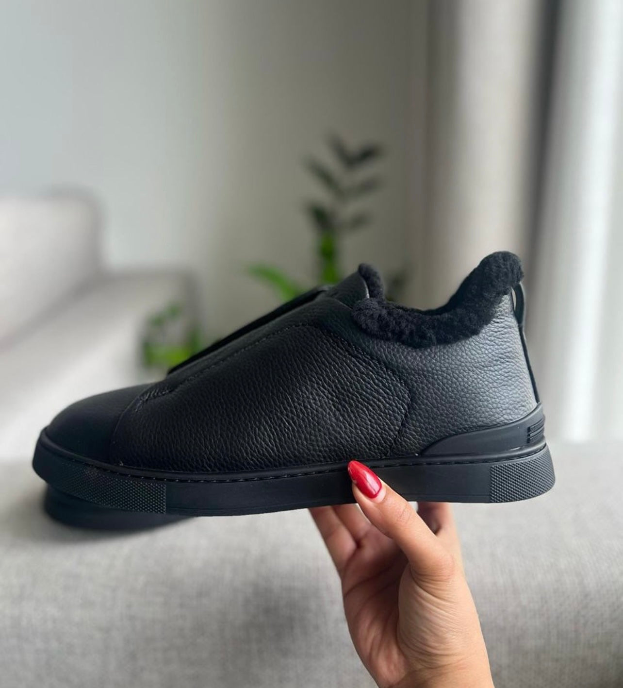 Zegna Triple Stitch |  Black