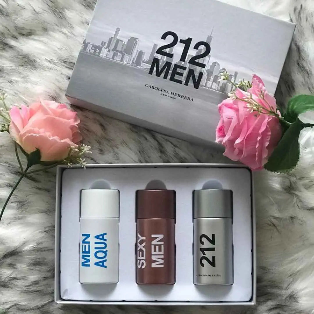 CAROLINA HERRERA 212 men 3×30ML