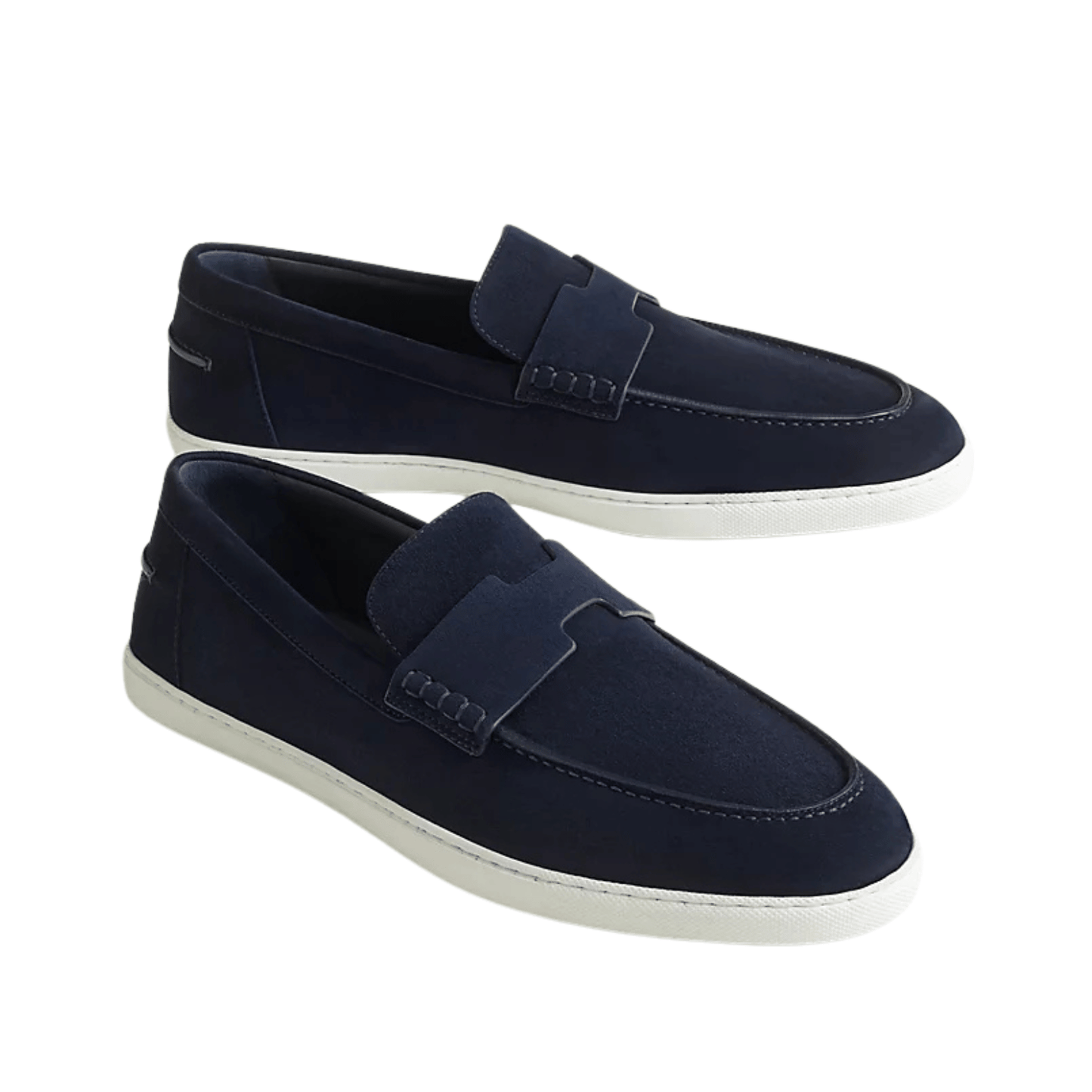 Hermès Job Loafer | Blue Goatskin