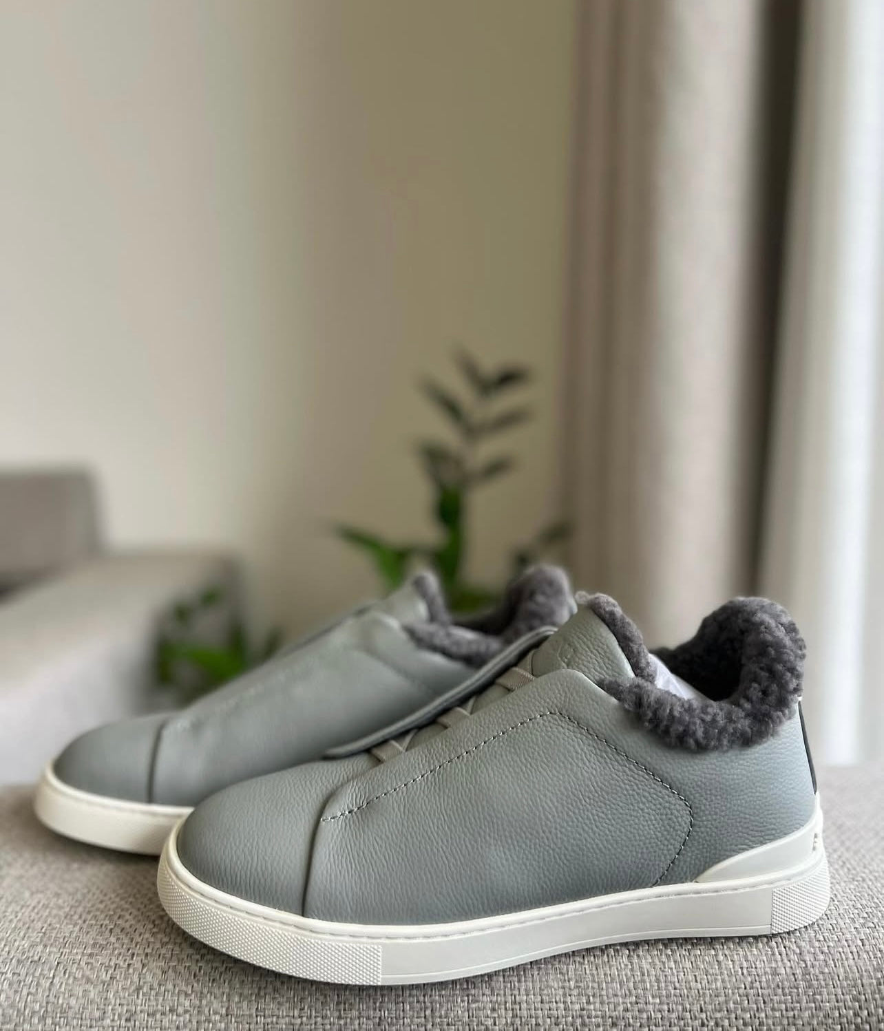 Zegna Triple Stitch | Alligator Embossed