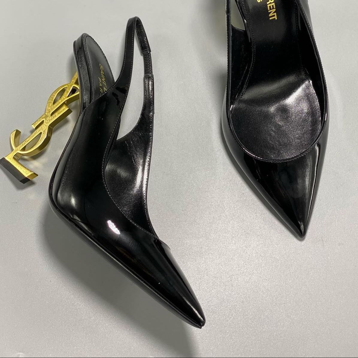 Saint Laurent Opyum Slingback | Black