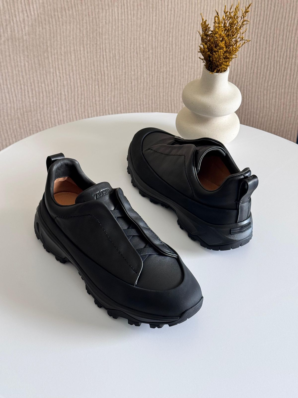 Zegna Triple Stitch | Black