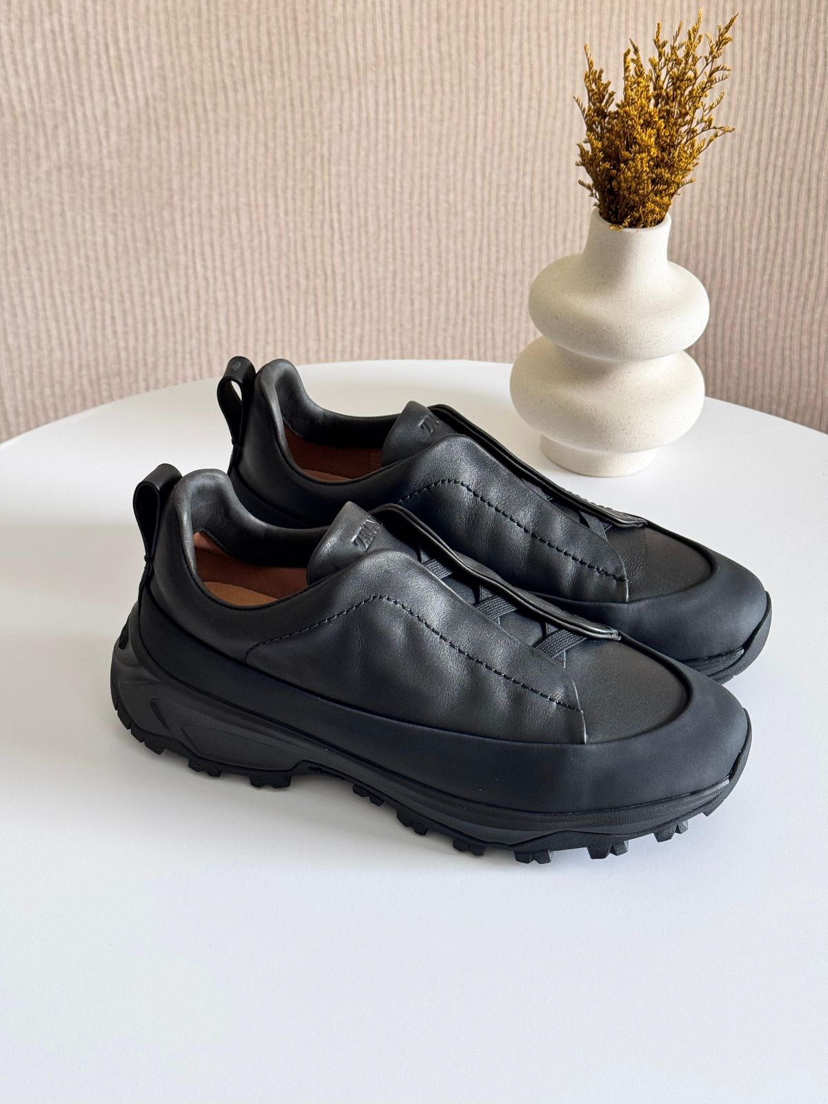 Zegna Triple Stitch | Black