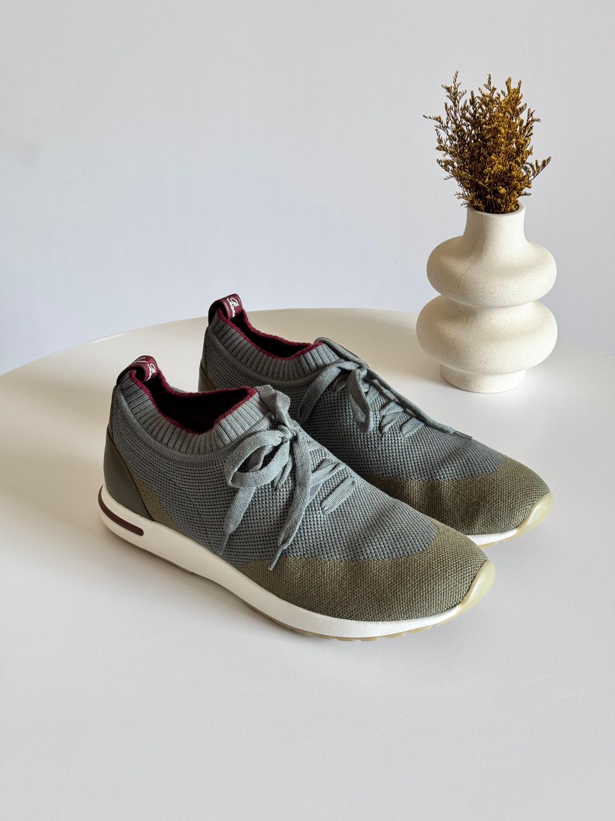 Loro Piana Knit Fabric | Olive Green