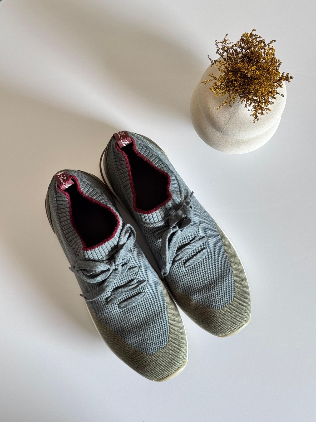 Loro Piana Knit Fabric | Olive Green