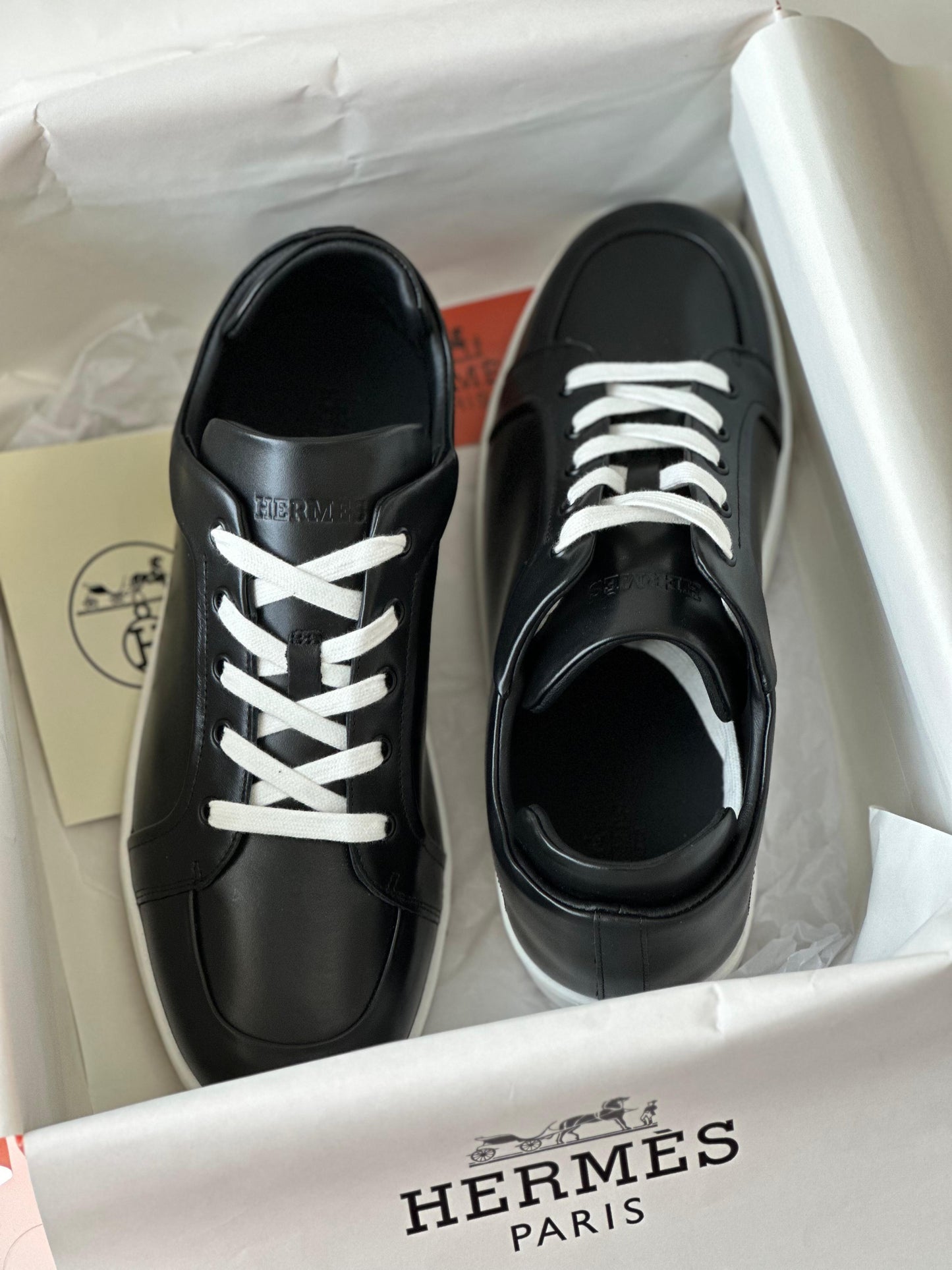 Hermès | Black Goatskin