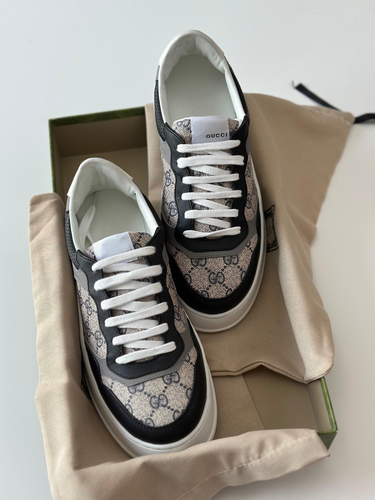 Gucci Chunky | White/Blue Monogram