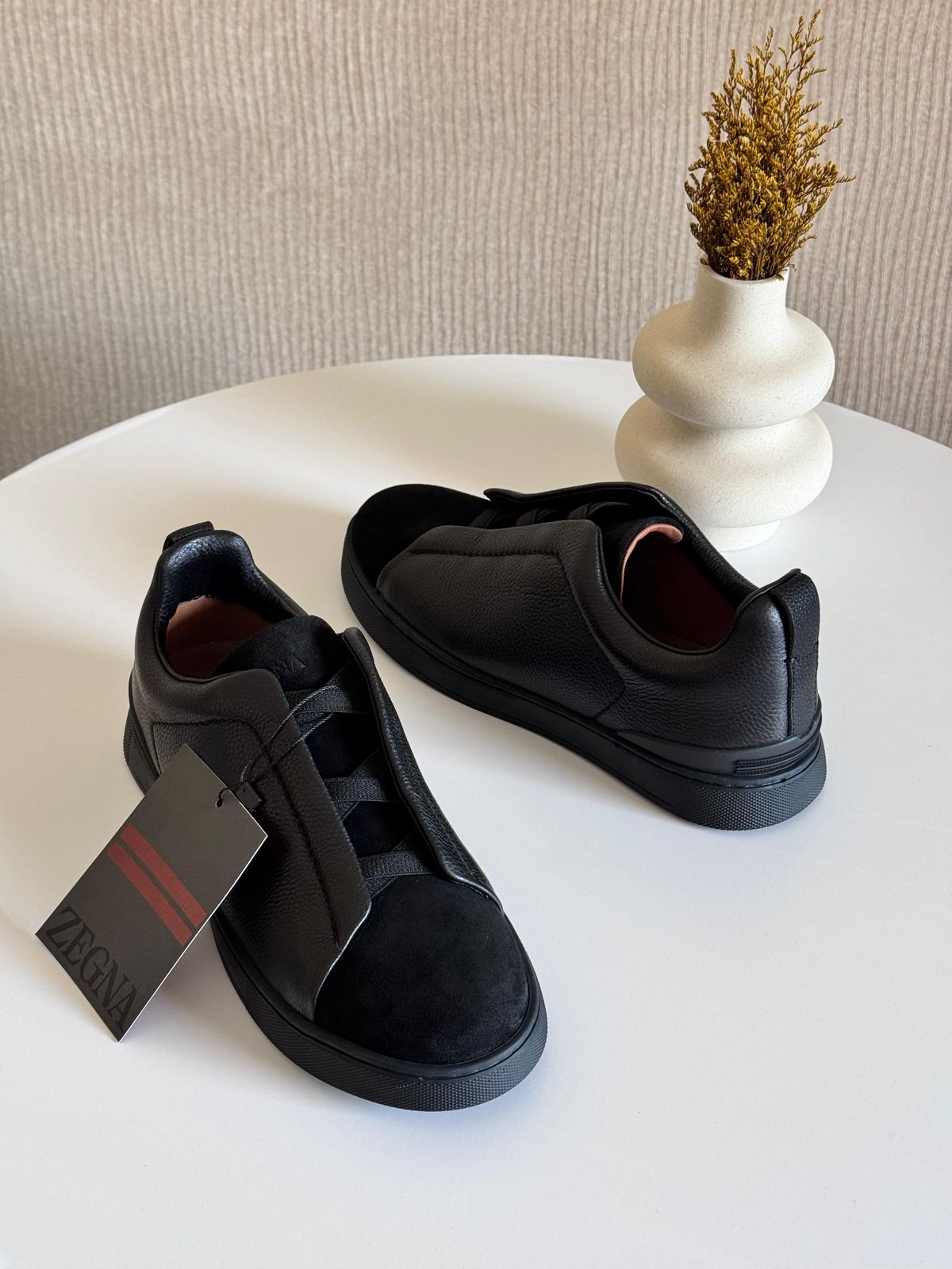 Zegna Triple Stitch | Black