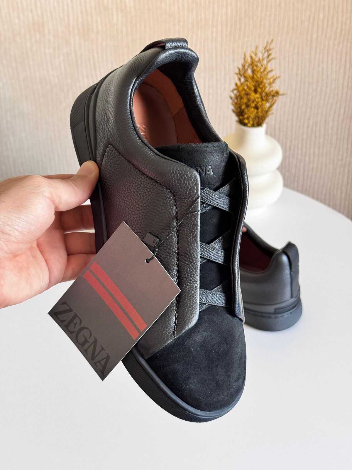 Zegna Triple Stitch | Black