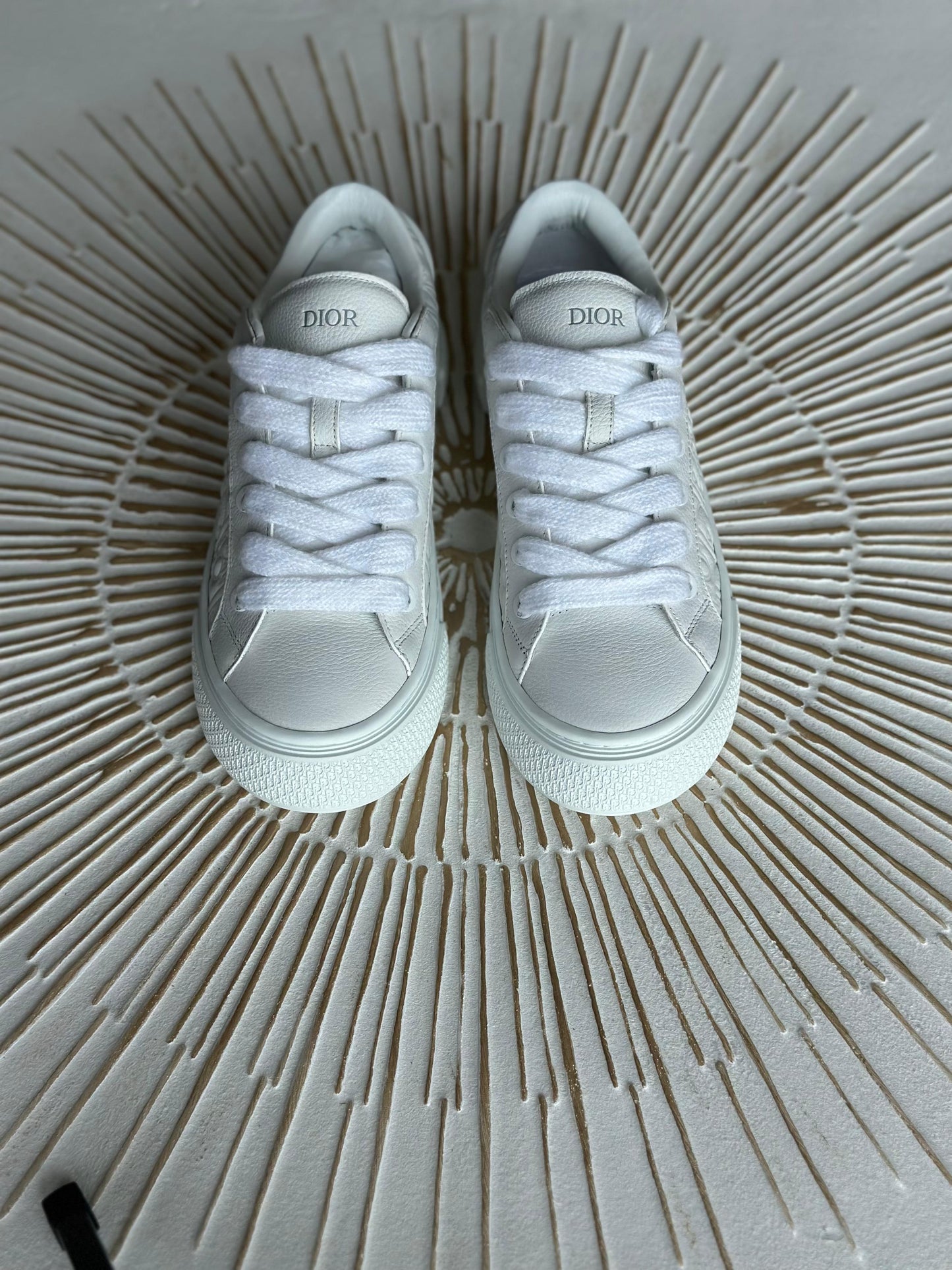 Dior B33 Spin | White Calfskin