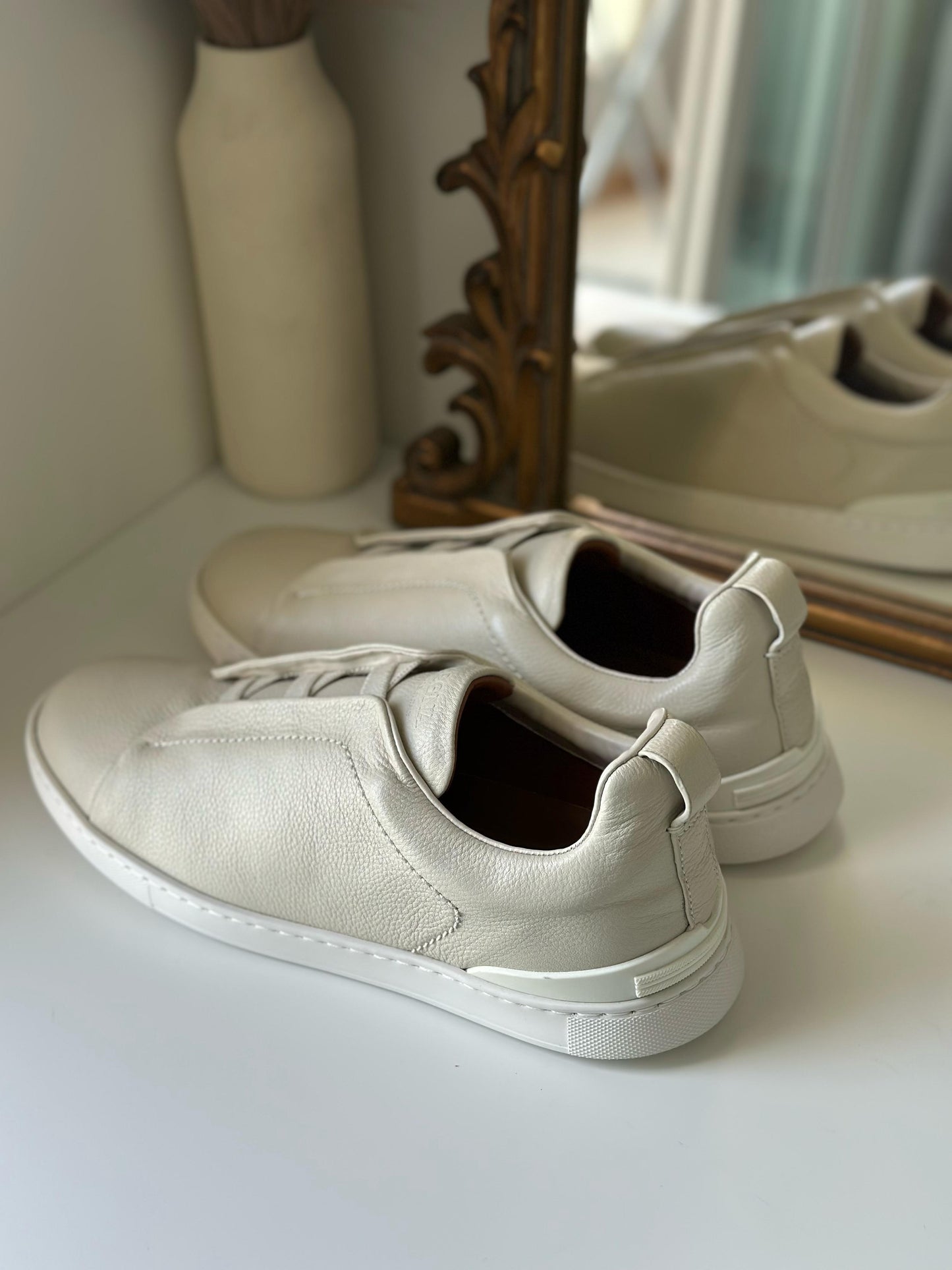 Zegna Triple Stitch | Cream