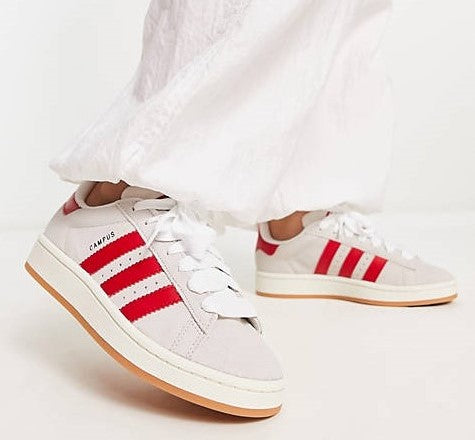 Adidas Campus 00s | Crystal White Scarlet