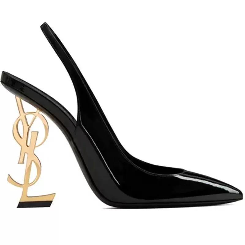 Saint Laurent Opyum Slingback | Black