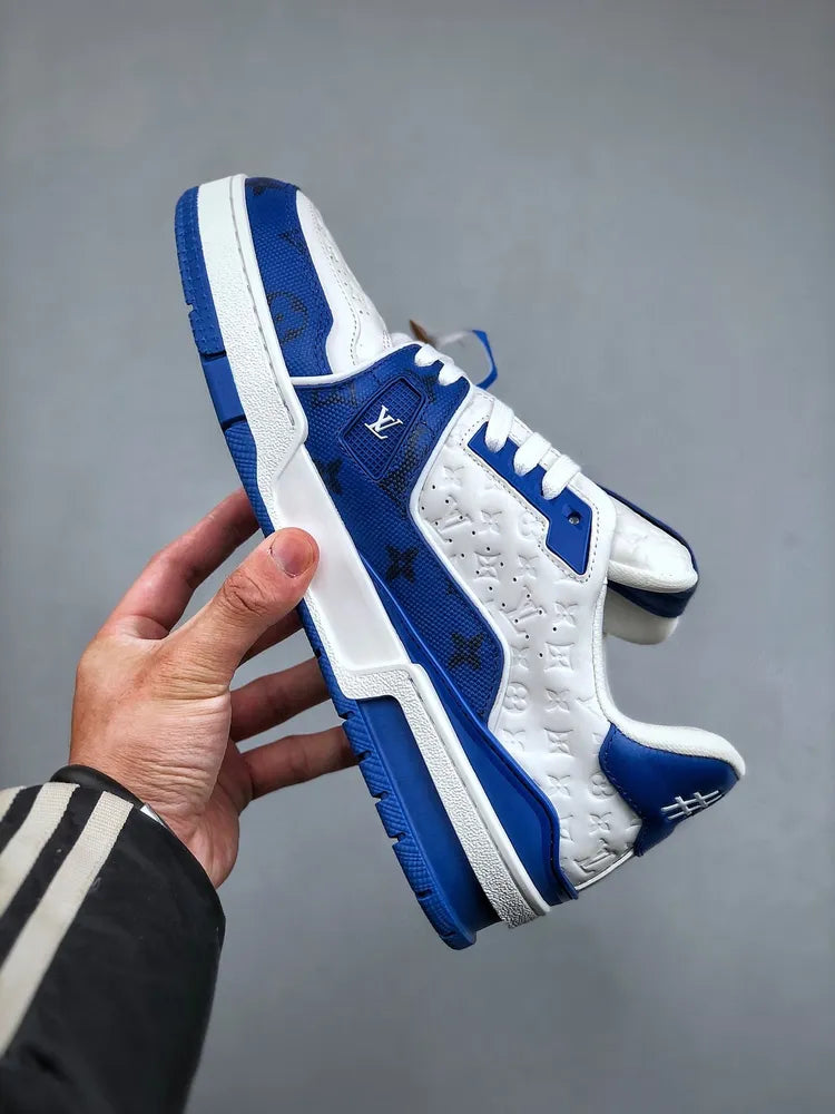 Louis Vuitton Trainer Signature | Blue/White