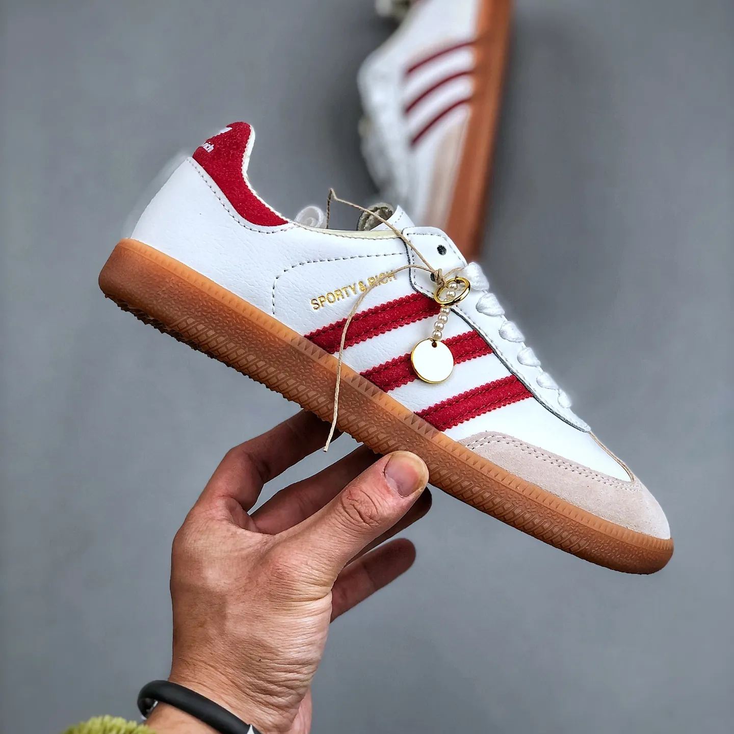 Adidas Samba OG | White/Maroon