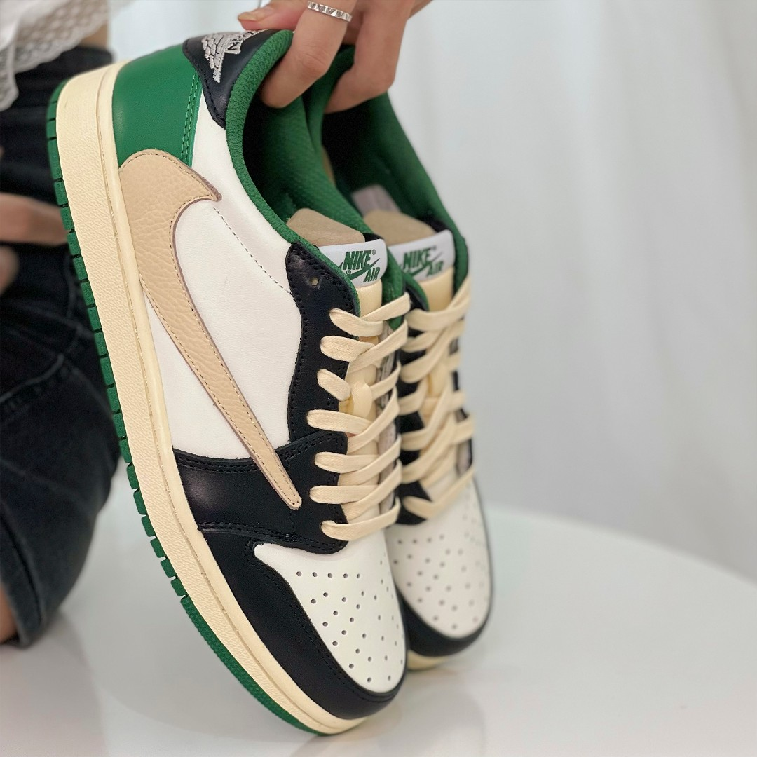 Travis Scott x Air Jordan 1 LOW | Green/Black
