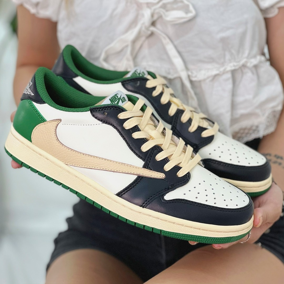 Travis Scott x Air Jordan 1 LOW | Green/Black
