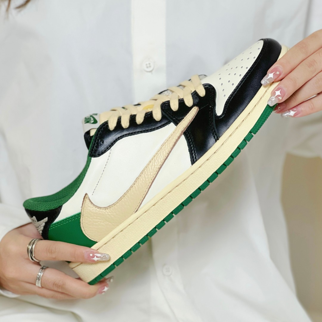 Travis Scott x Air Jordan 1 LOW | Green/Black