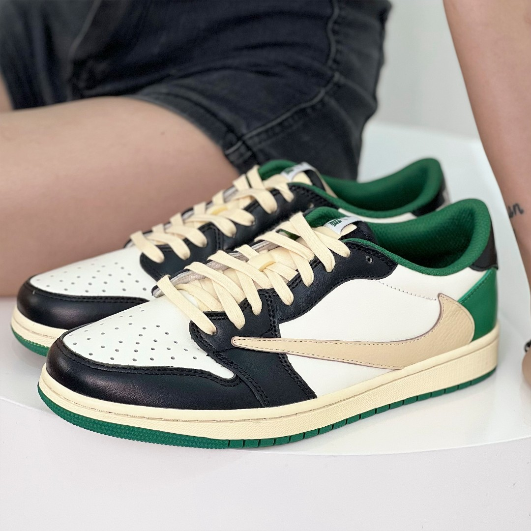 Travis Scott x Air Jordan 1 LOW | Green/Black