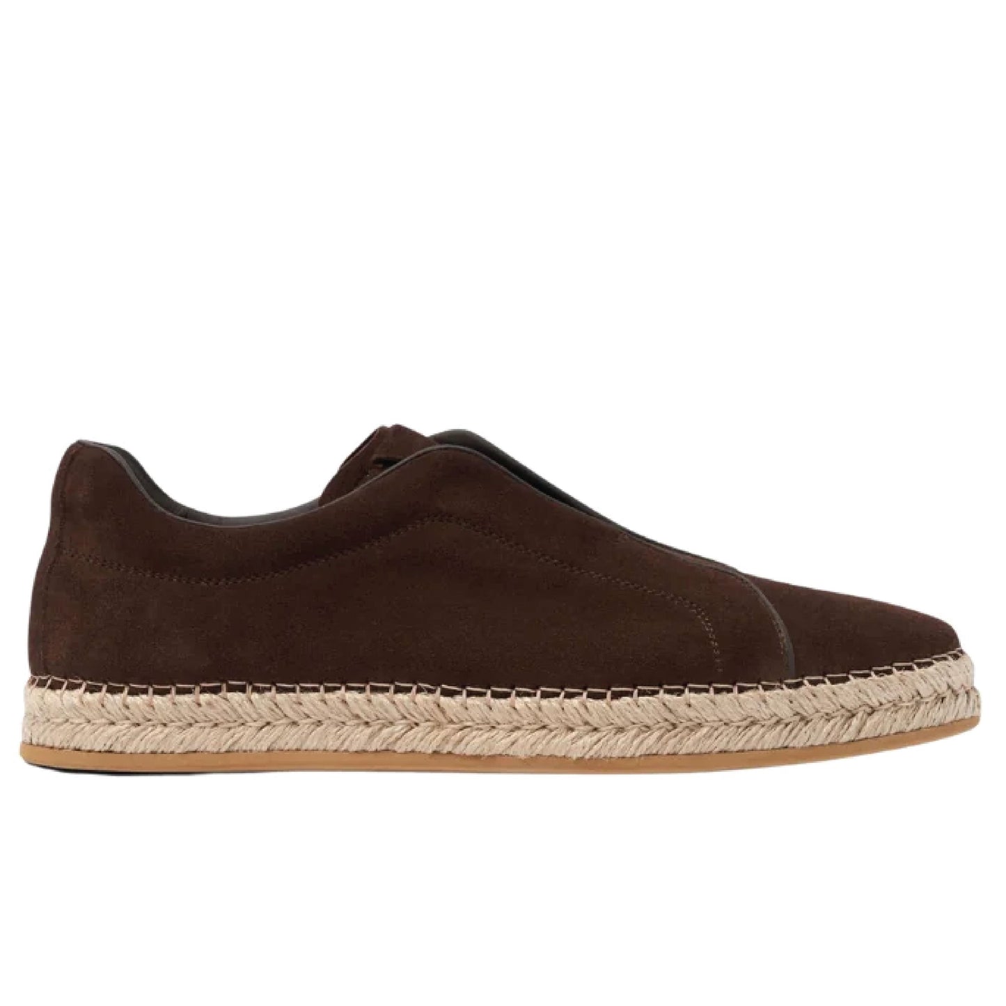 Zegna Triple Stitch Espadrilles | Brown