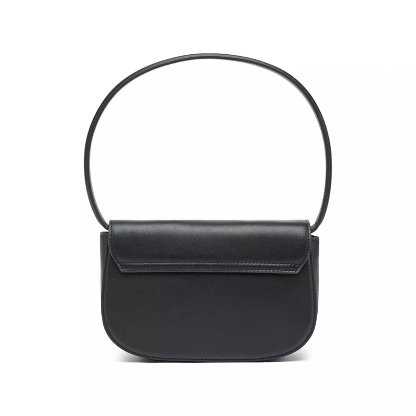 Diesel 1DR Leather Shoulder Bag | Black