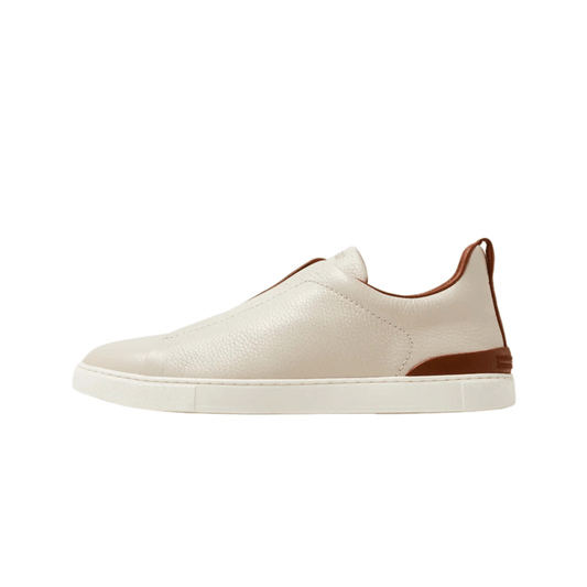 Zegna Triple Stitch | Off-White Deerskin