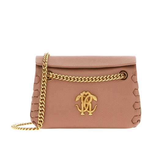 Roberto | Cavalli Mirror Snake Leather Bag