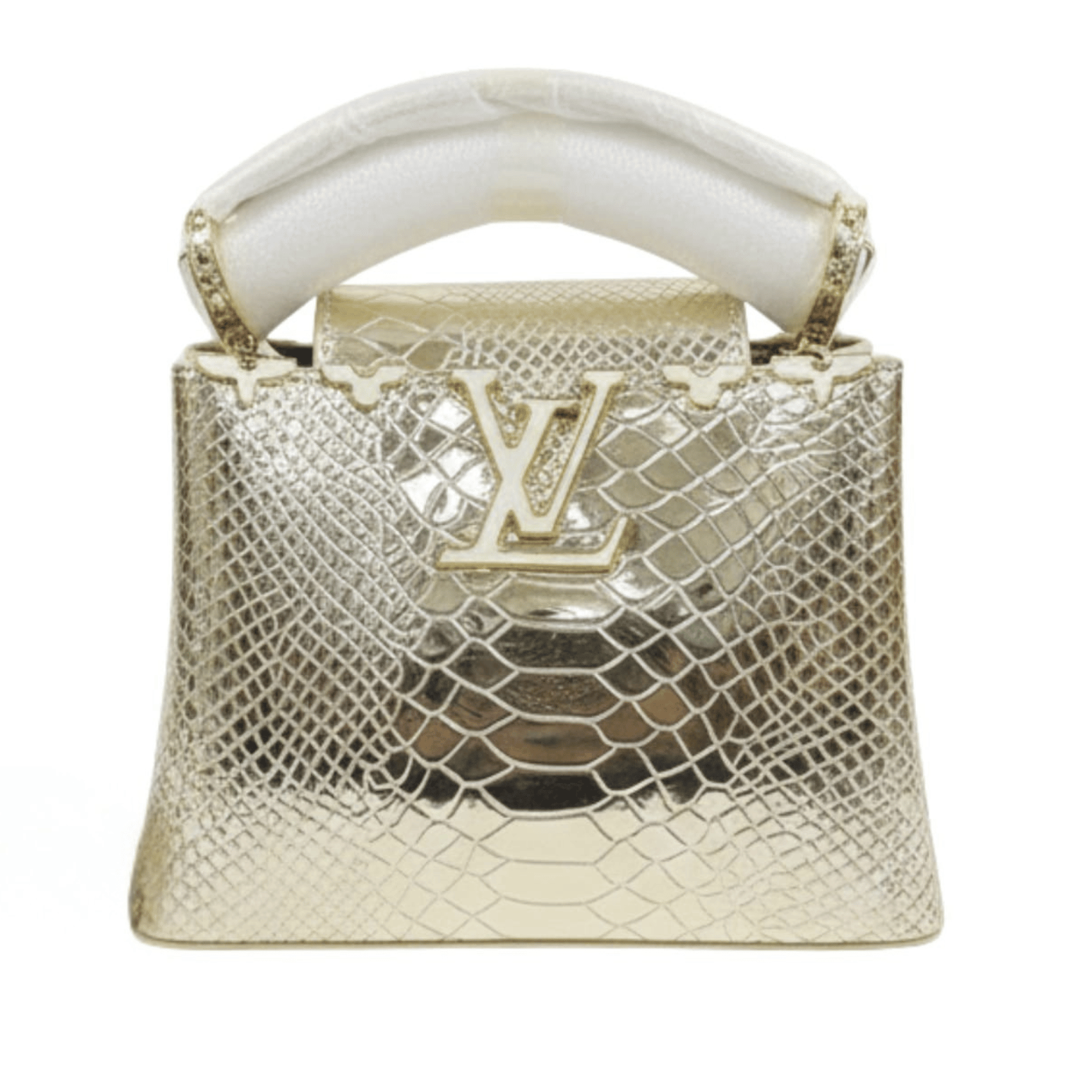 Louis Vuitton | Capucines Mini Bag In Lizard Or Python Leather