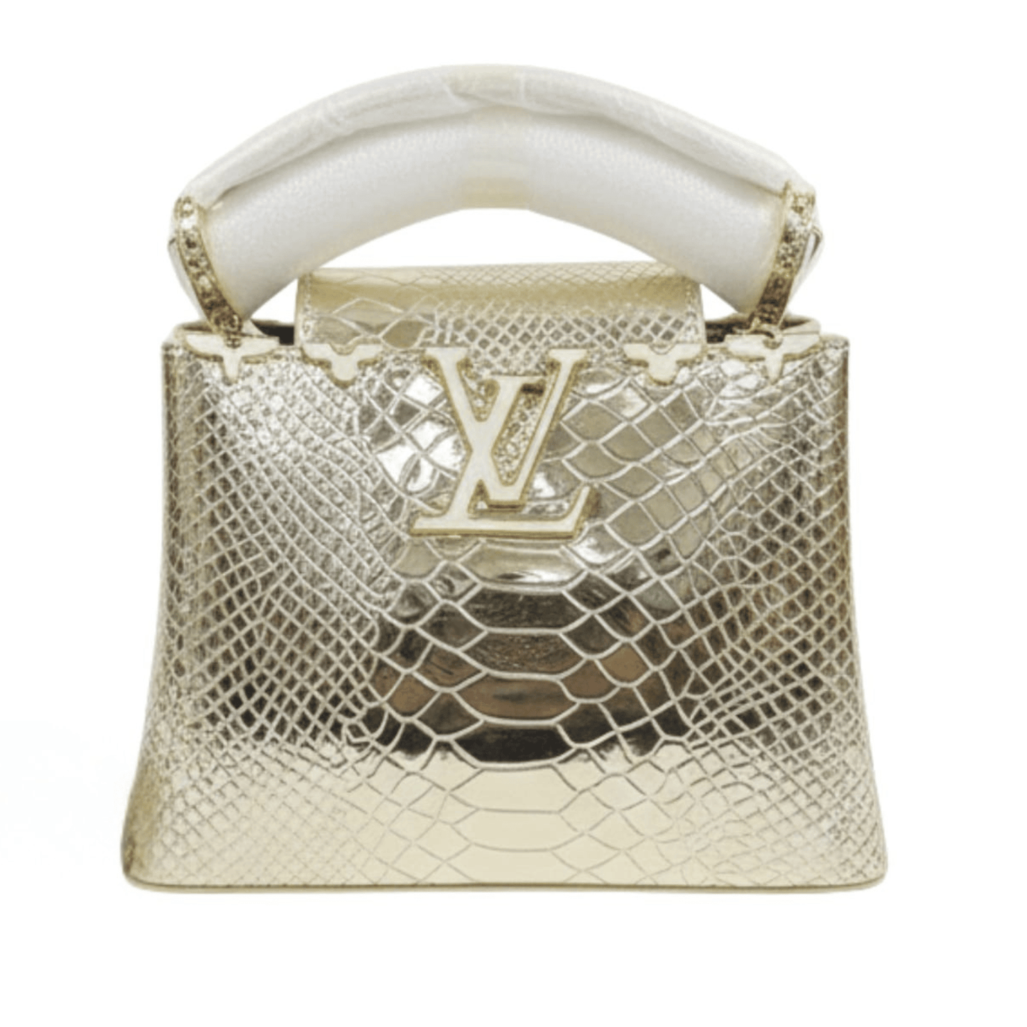 Louis Vuitton | Capucines Mini Bag In Lizard Or Python Leather