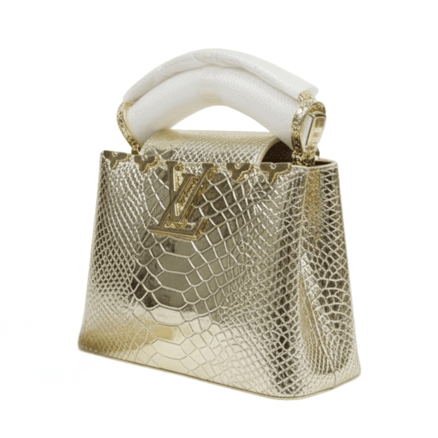Louis Vuitton | Capucines Mini Bag In Lizard Or Python Leather