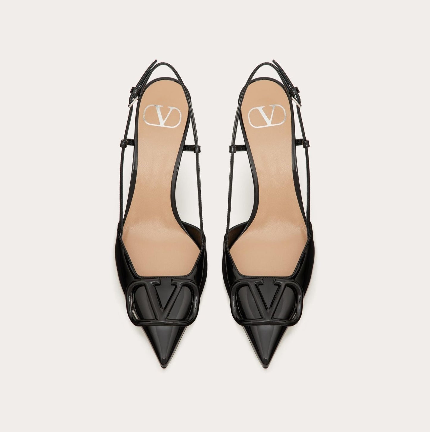 Valentino Lace Up Heel | Black