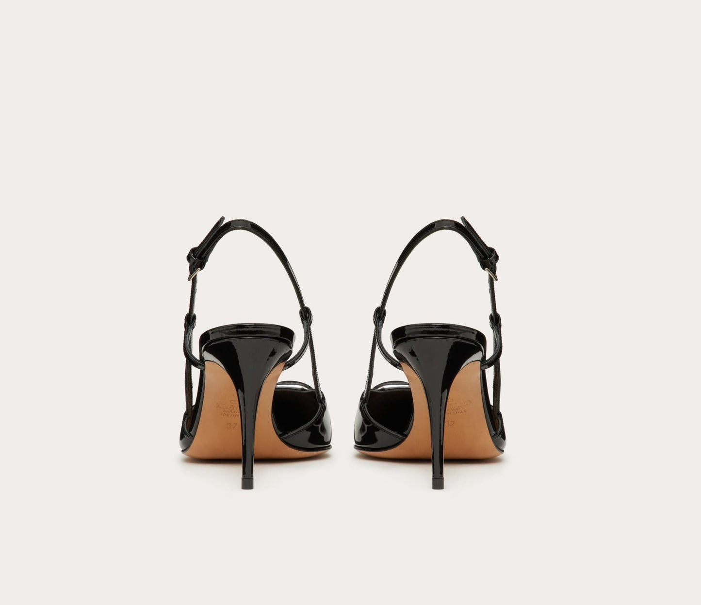 Valentino Lace Up Heel | Black